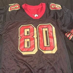 Jerry rice 49ers reversible red and black jersey